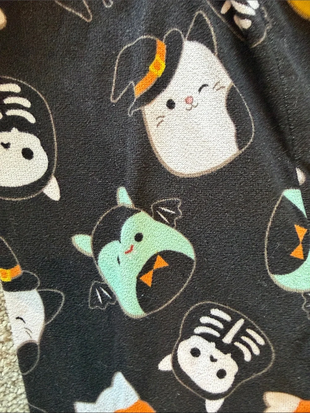 Squishmallows Kids Halloween Pajama Set Size 10